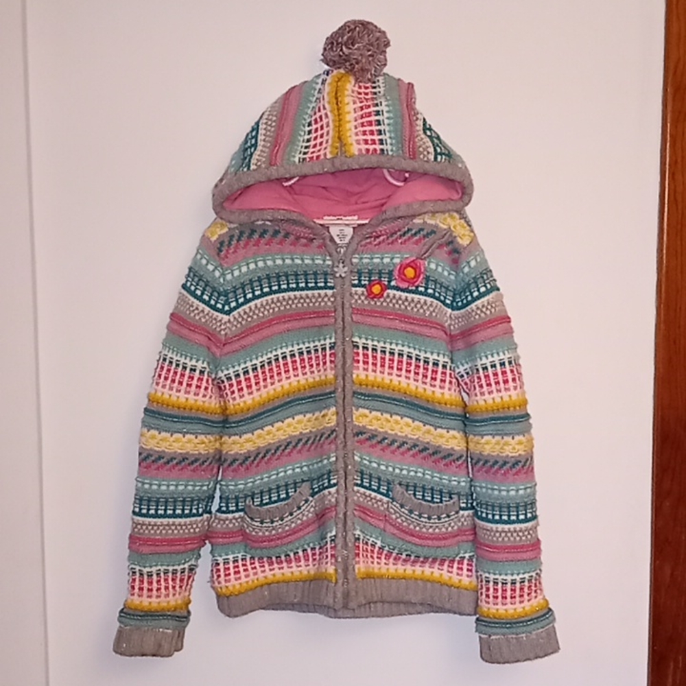 Bopster & Mini Sweater Coat w/Warm Lining Size 8